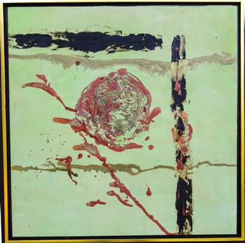 Karma Kitaj encaustic painting
