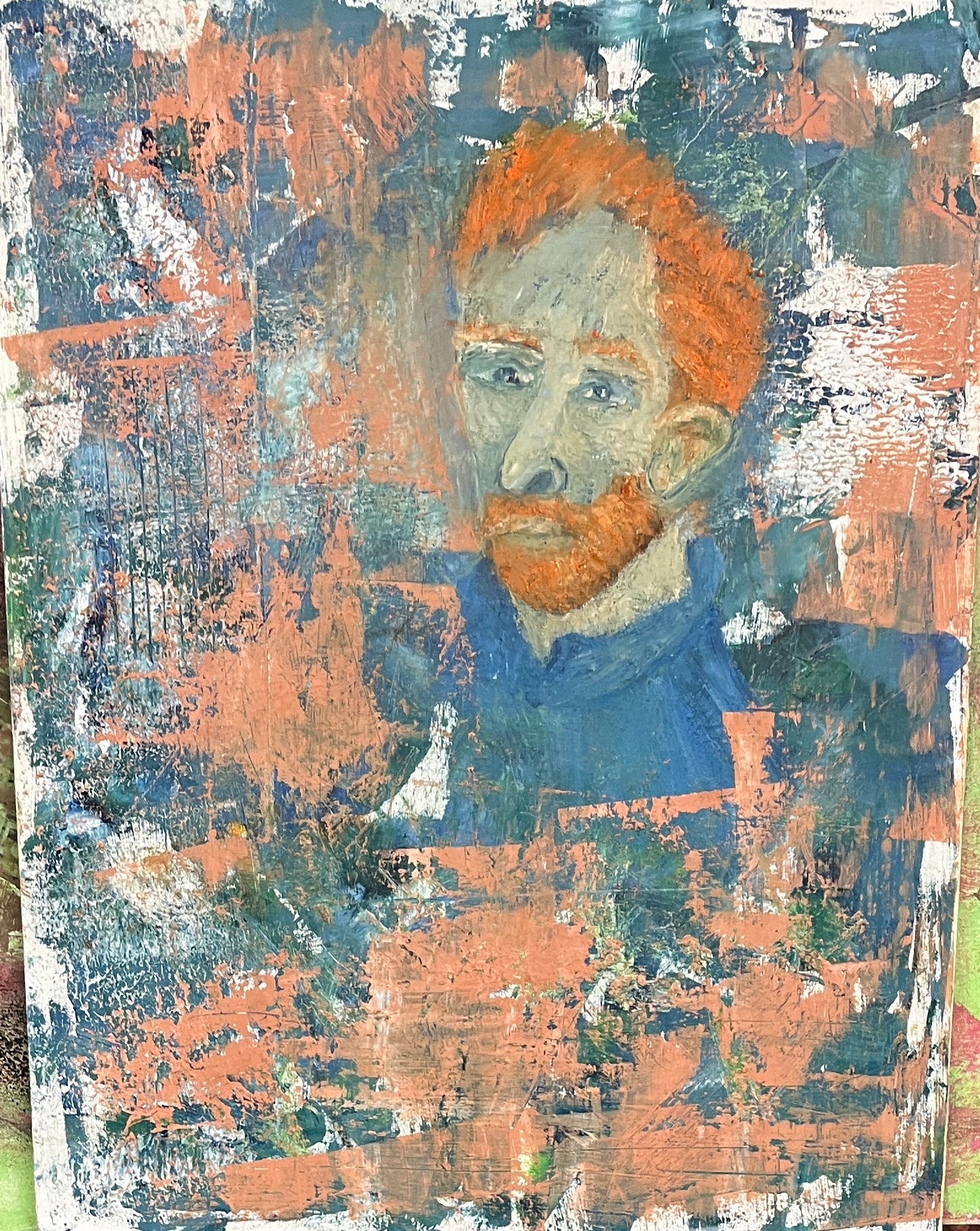 Karma Kitaj encaustic painting