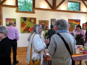 Reception, Crowell Library Gallery, Newfane, VT, 2023