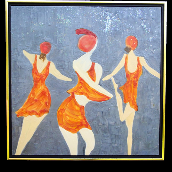 Tangueras, Tango Dancers, framed - 2016
