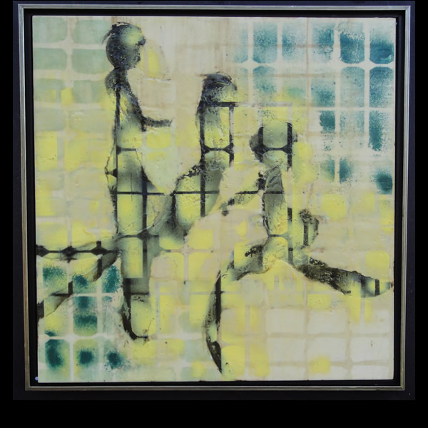 Dancing on the Grid, framed - 2015