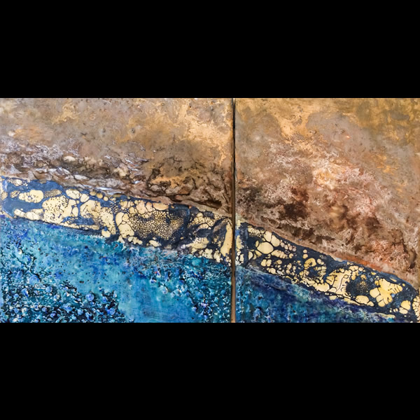 Water's Edge, a Diptych